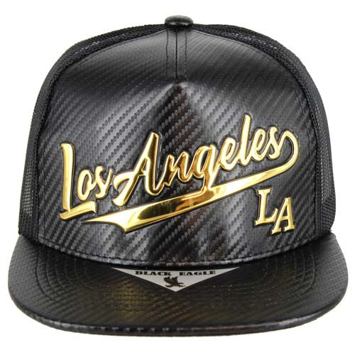 SM171 LOS ANGELES , CARBON PU (BLACK)
