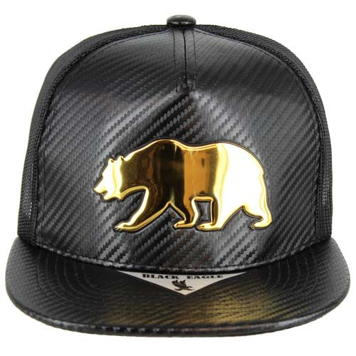 SM171 CALI BEAR , CARBON PU TRUKCER (BLACK)