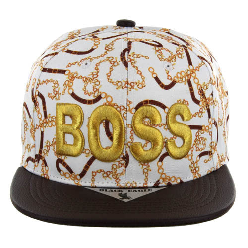 SM178 BOSS - WHITE/BLACK PU