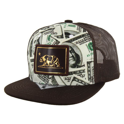 SM203 CALI BEAR , TRUCKER - BROWN