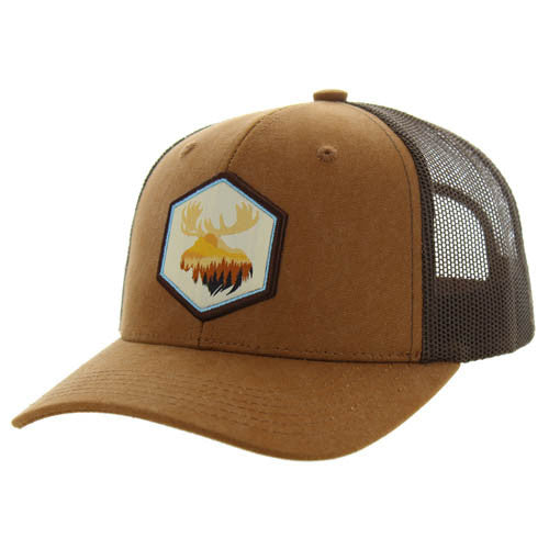 SM209 MOOSE , CANVAS TRUCKER - BROWN