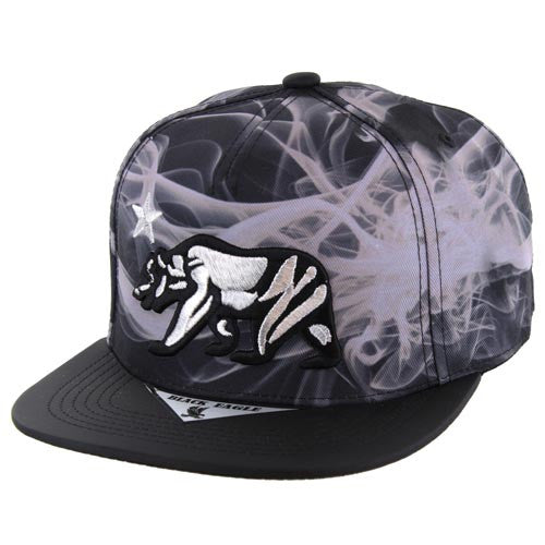 SM227 CALI BEAR - BLACK(SILVER METALLIC)