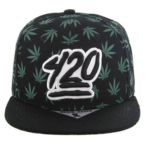 SM265 MARIJUANA 420 (BLACK(GRN)/BLACK)