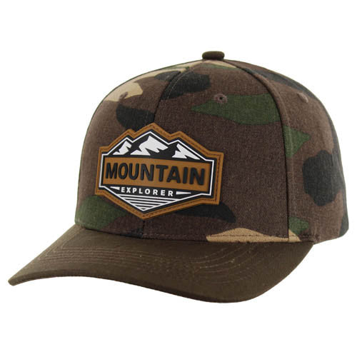 SM266 MOUNTAIN EXPLORER, CAMO, SNAPBACK-#8 CAMO/BROWN