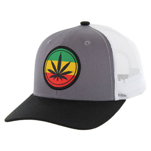 SM268 MARIJUANA - CHARCOAL/BLACK/WHITE