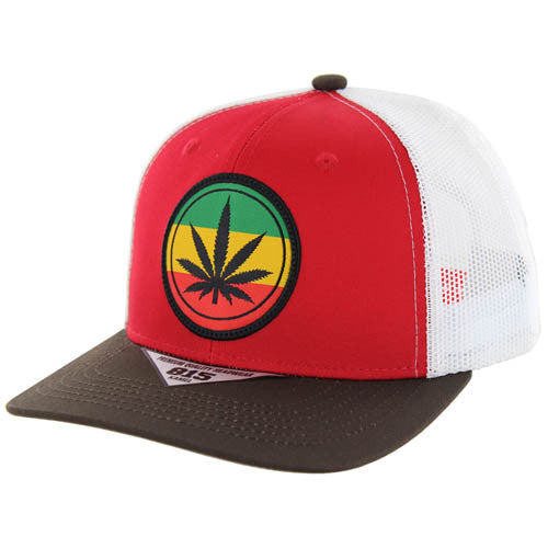 SM268 MARIJUANA - RED/BROWN/WHITE