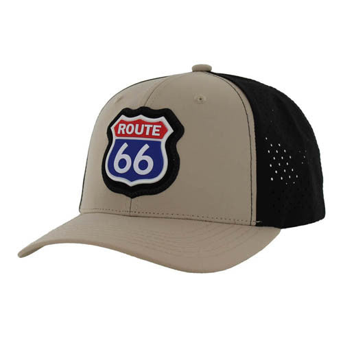 SM276 ROUTE 66 COLOR , HYDRO PERFORATED - KHAKI/BLACK