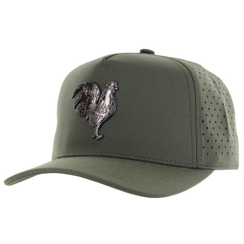 SM322 ROOSTER , HYDRO PERFORATED - OLIVE