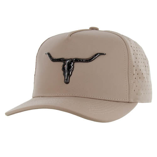 SM322 LONG HORN , HYDRO PERFORATED - KHAKI(GUN METAL)