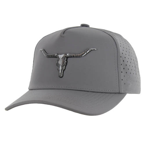 SM322 LONG HORN , HYDRO PERFORATED - GRAY(SILVER)