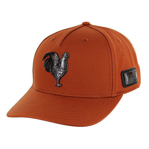 SM322 ROOSTER, PU VELCRO CLOSURE-BURNT ORANGE