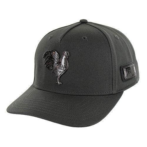 SM322 ROOSTER, PU VELCRO CLOSURE-DARK GRAY