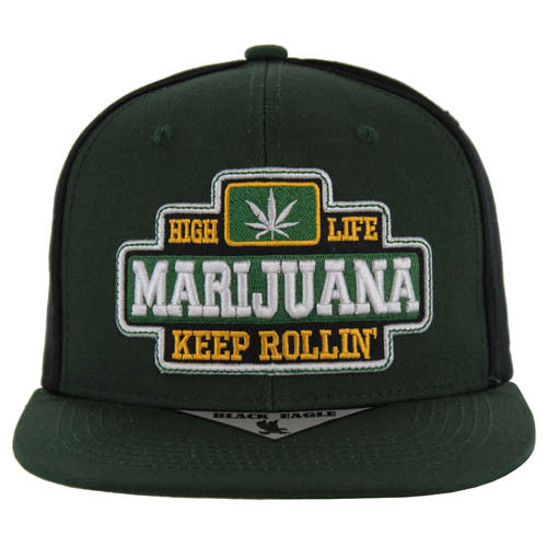 SM424 MARIJUANA - GREEN/BLACK