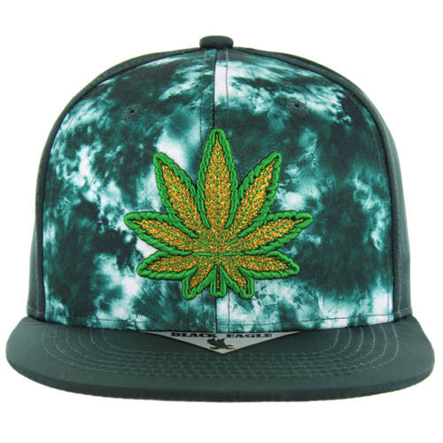 SM470 MARIJUANA , TIE DYE - GREEN