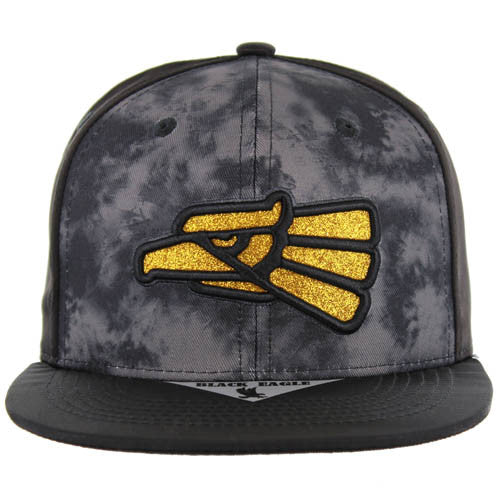 SM470 MEXICO EAGLE , TIE DYE - BLACK
