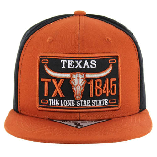 SM476 TEXAS - BURNT ORANGE/BLACK