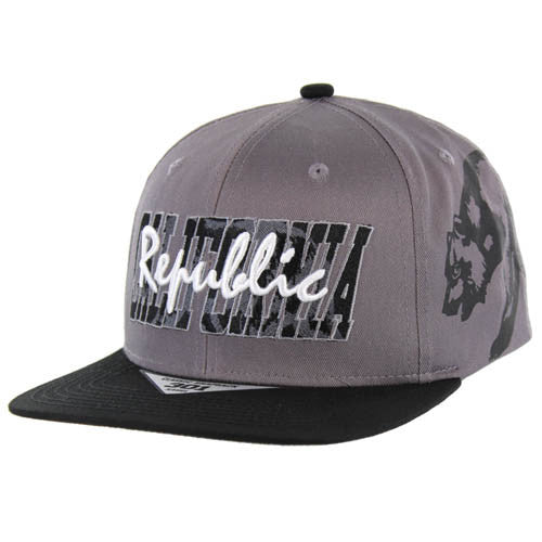 SM535 CALIFORNIA BEAR - GREY/BLACK