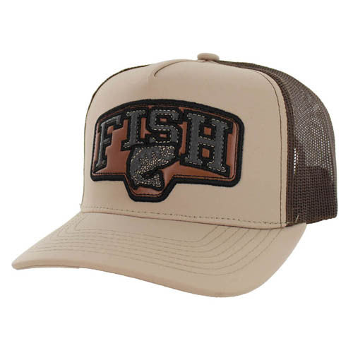 SM560 FISH, HYDRO TRUCKER-KHAKI/BROWN
