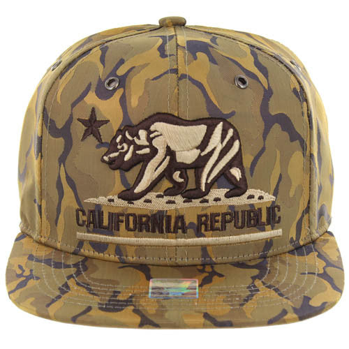 SM819 CALI BEAR , NYLON CAMO (KHAKI)