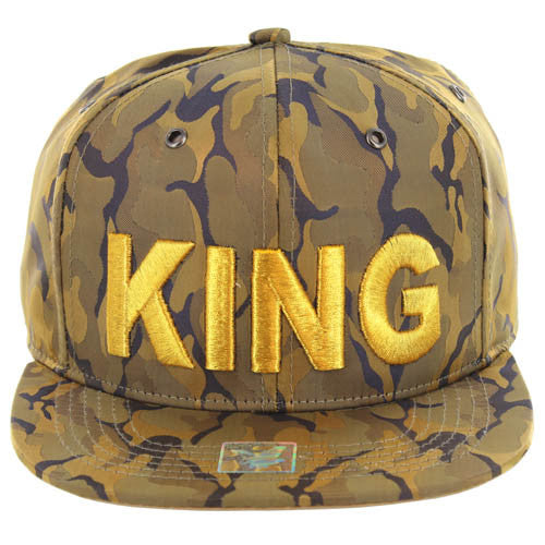 SM819 KING , NYLON CAMO (KHAKI)