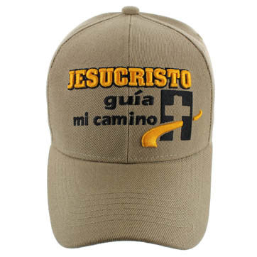 VM011 Jesus Christo Christian Velcro Cap (Solid Khaki)
