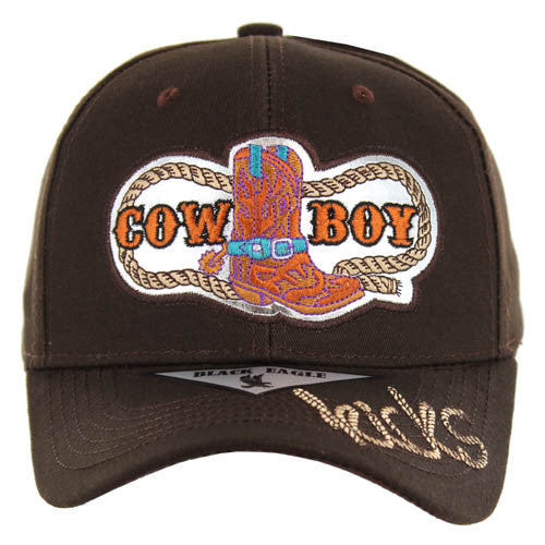 VM071 COWBOY , 100% COTTON - BROWN