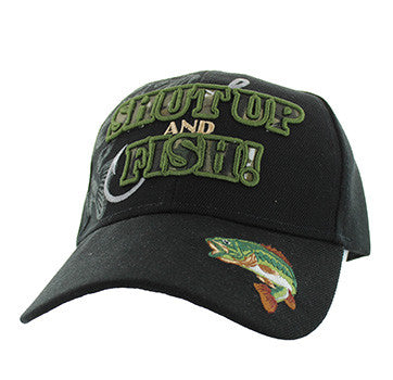 VM199 SHUT UP AND FISH - BLACK