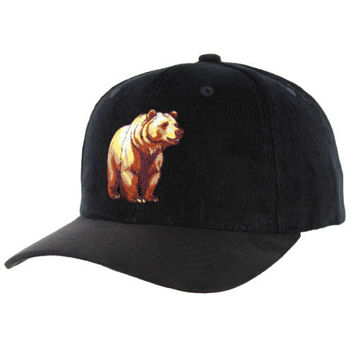 VM240 BEAR , CORDUROY - BLACK/BLACK