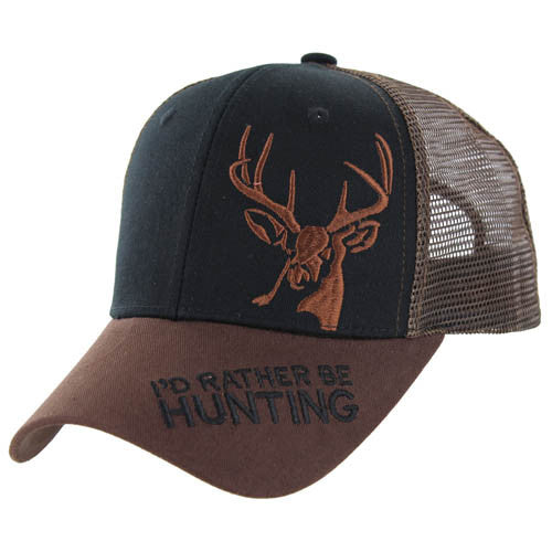 VM255 HUNTING TRUCKER - BLACK/BROWN
