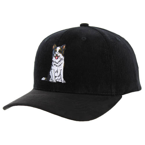 VM279 BORDER COLLIE , CORDUROY - BLACK/BLACK