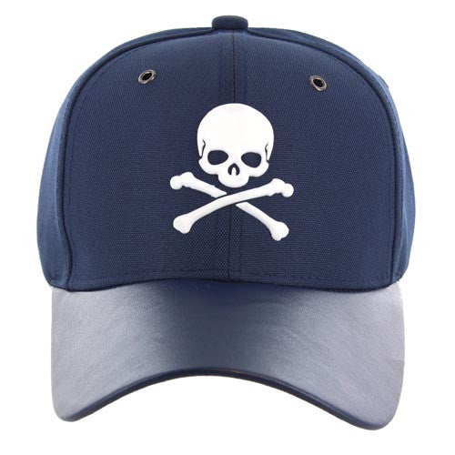 VM292 SKULL CANVAS NYLON (NAVY / PU)