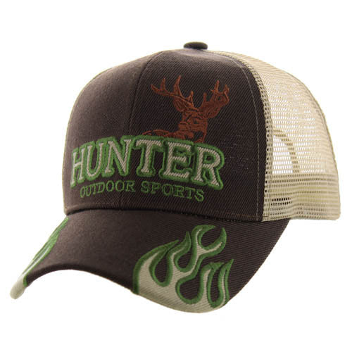 VM361 HUNTER OUTDOOR SPORTS , TRUCKER - BROWN/KHAKI