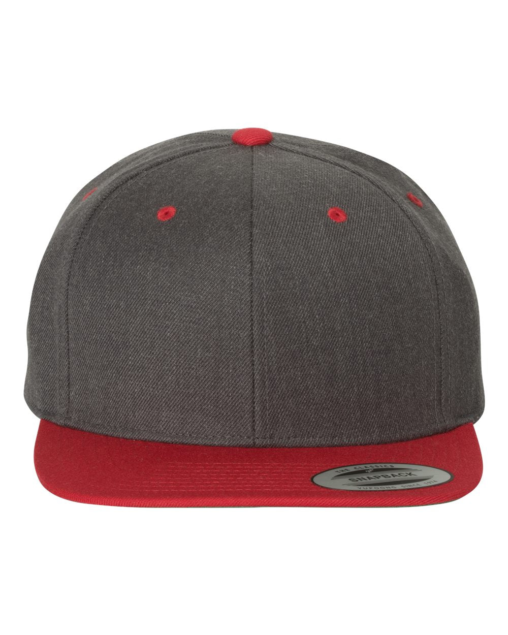 6089 - Dark Heather/Red