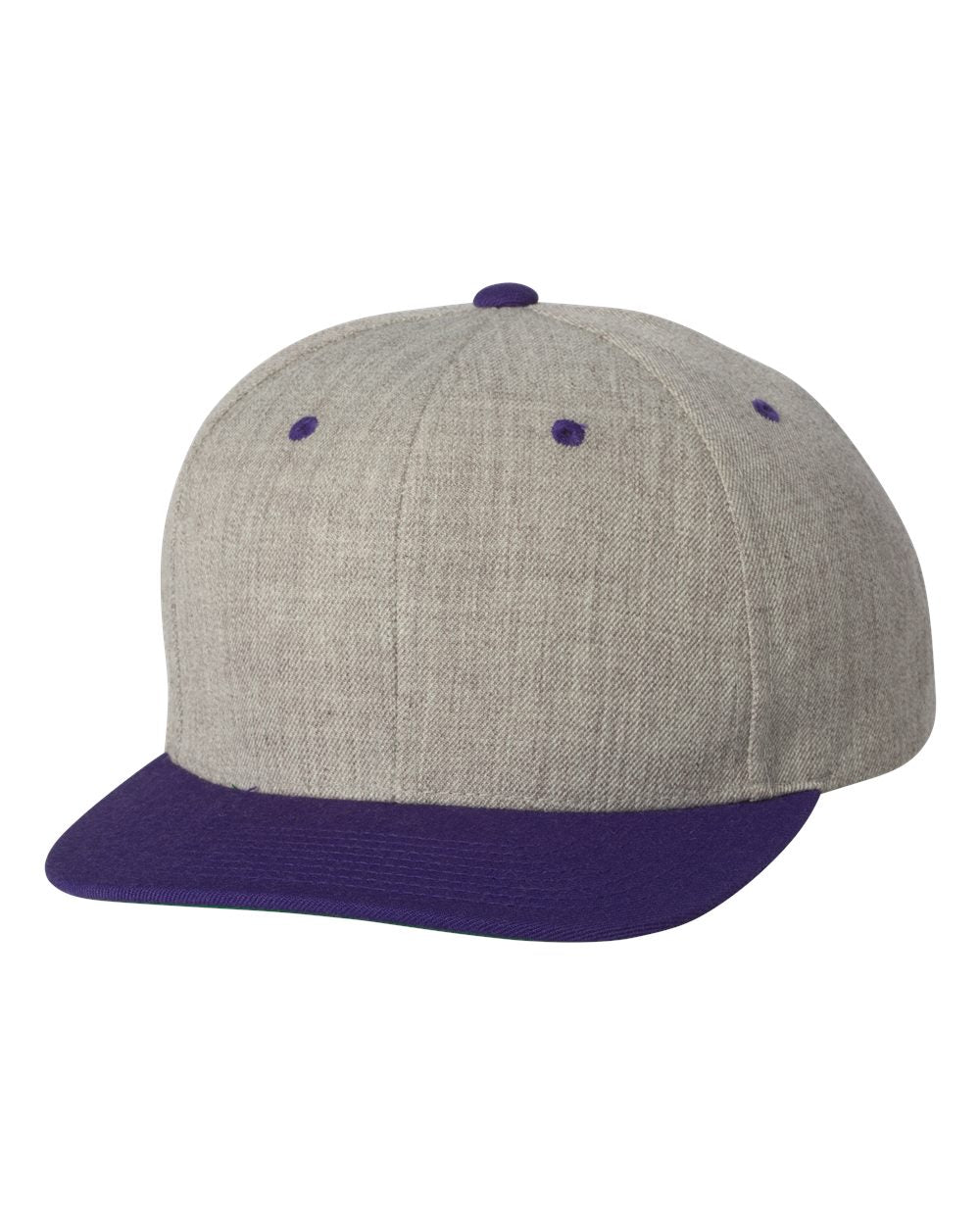 6089 - Heather Grey/Purple