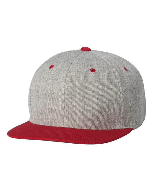 Heather Grey/Red