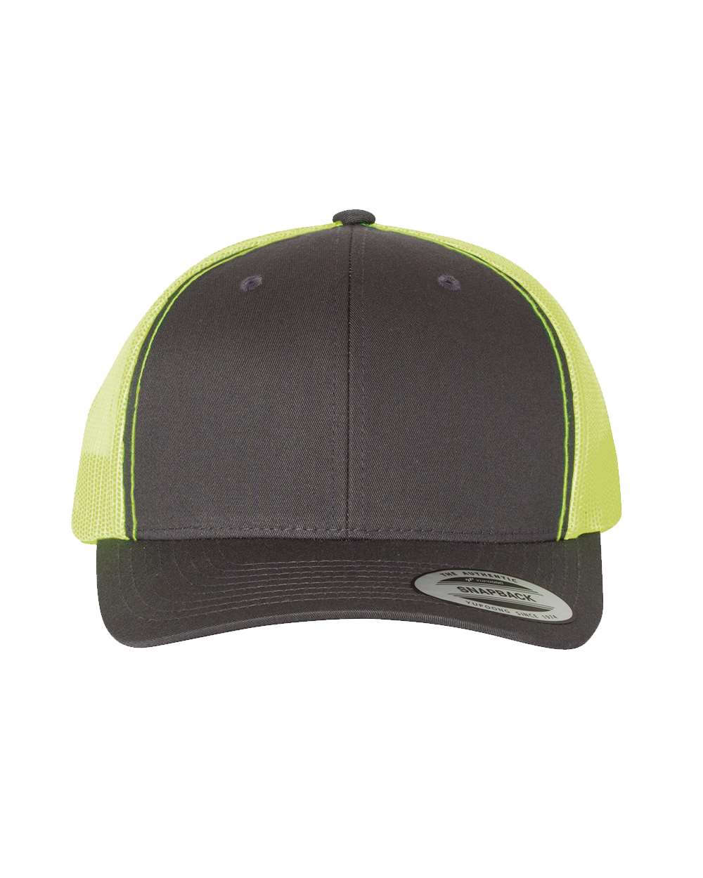 6606 - Charcoal/Neon Green