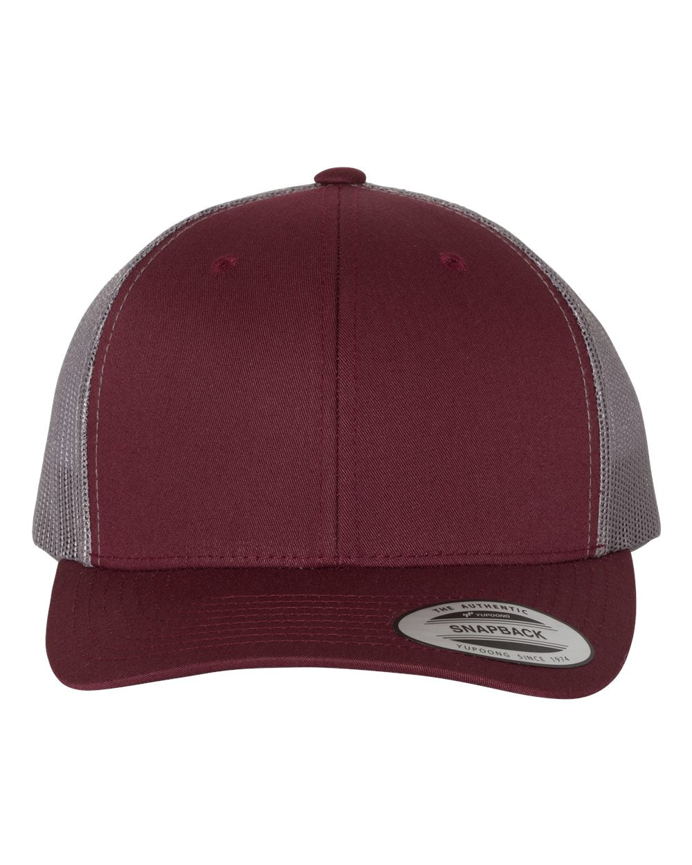 6606 - Maroon/Grey